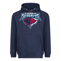 Navy south carolina stingrays Heavyweight Hoodie - linhVisuals