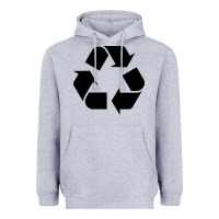 Heather Grey Recycle Heavyweight Hoodie - linhVisuals