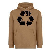 Toasted Coconut Recycle Heavyweight Hoodie - linhVisuals