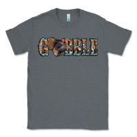 Charcoal Heather gobble thanksgiving turkey Classic Tee - Jasminsmagicworld