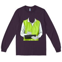 Plum border collie engineer Long Sleeve Tee - RanaPortraitStore