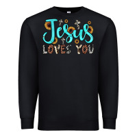 Black jesus loves you Premium Sweatshirt - JahusDesignShop