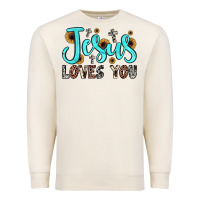 Sandshell jesus loves you Premium Sweatshirt - JahusDesignShop