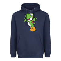Navy yoshi Heavyweight Hoodie - linhVisuals