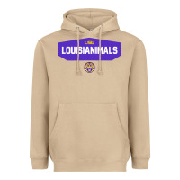 Mushroom LSU Louisianimals Heavyweight Hoodie - linhVisuals