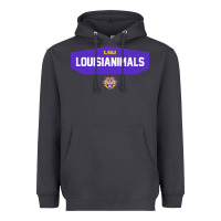 Smoke LSU Louisianimals Heavyweight Hoodie - linhVisuals