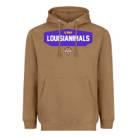 Toasted Coconut LSU Louisianimals Heavyweight Hoodie - linhVisuals