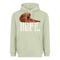 Matcha nope lazy rhodesian ridgeback t shirt dog lover gift tee Heavyweight Hoodie - linhVisuals