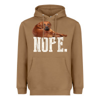 Toasted Coconut nope lazy rhodesian ridgeback t shirt dog lover gift tee Heavyweight Hoodie - linhVisuals