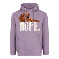 Lavender nope lazy rhodesian ridgeback t shirt dog lover gift tee Heavyweight Hoodie - linhVisuals