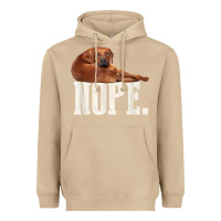 Mushroom nope lazy rhodesian ridgeback t shirt dog lover gift tee Heavyweight Hoodie - linhVisuals