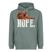 Sage nope lazy rhodesian ridgeback t shirt dog lover gift tee Heavyweight Hoodie - linhVisuals