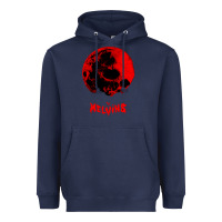 Navy Melvins Heavyweight Hoodie - linhVisuals