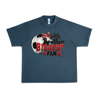 Midnight Navy little brother biggest fan soccer Urban Heavy Tee - FaDigitalArtStudio