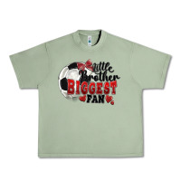 Oil Green little brother biggest fan soccer Urban Heavy Tee - FaDigitalArtStudio