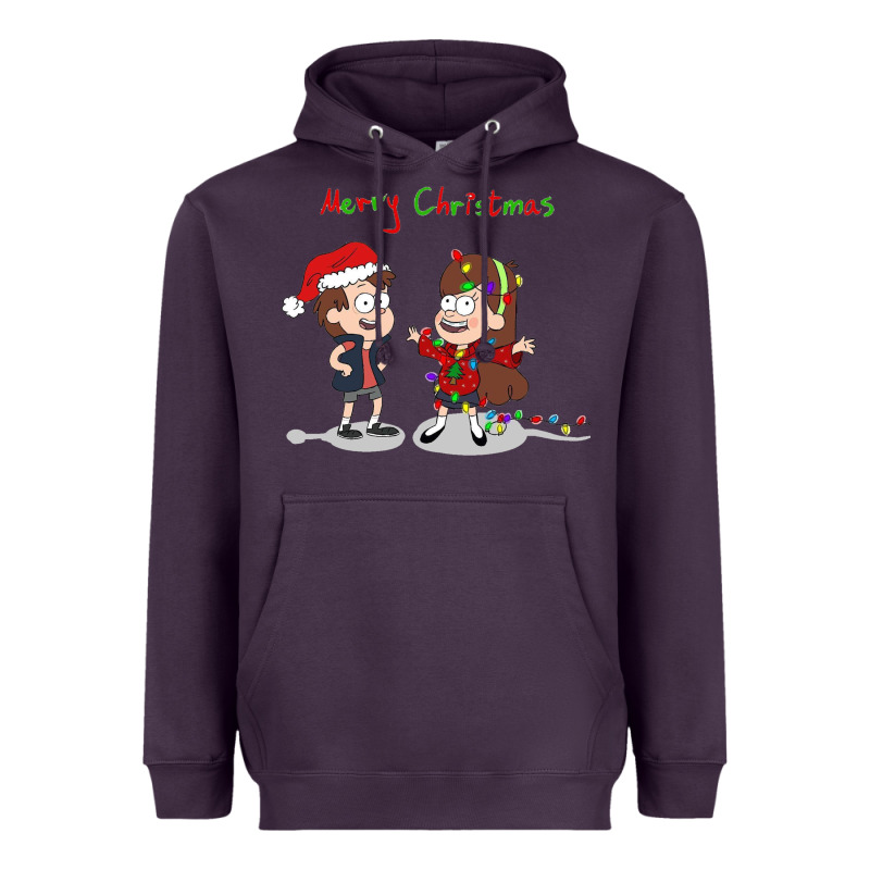 Gravity Falls Merry Christmas Amino Heavyweight Hoodie by linhVisuals | Teevron