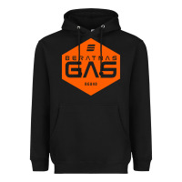Black beratnas gas Heavyweight Hoodie - linhVisuals