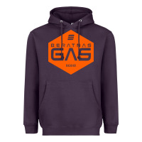 Plum beratnas gas Heavyweight Hoodie - linhVisuals