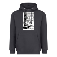 Smoke calvin Heavyweight Hoodie - linhVisuals