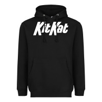 Black KitKat Vintage Heavyweight Hoodie - linhVisuals