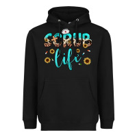 Black scrub life Heavyweight Hoodie - JahusDesignShop