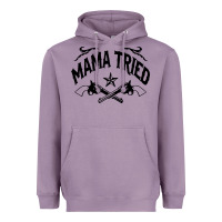 Lavender mama tried guns Heavyweight Hoodie - linhVisuals