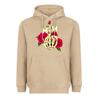 Mushroom motionless in white Heavyweight Hoodie - linhVisuals
