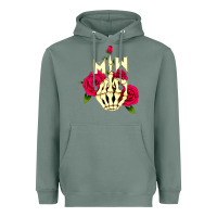 Sage motionless in white Heavyweight Hoodie - linhVisuals