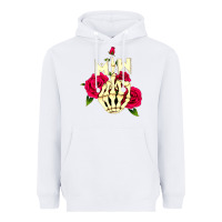 White motionless in white Heavyweight Hoodie - linhVisuals