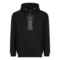 Black don't blink   doctor who Heavyweight Hoodie - linhVisuals