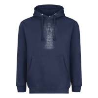 Navy don't blink   doctor who Heavyweight Hoodie - linhVisuals