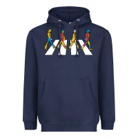 Navy beatl Heavyweight Hoodie - linhVisuals