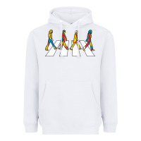 White beatl Heavyweight Hoodie - linhVisuals