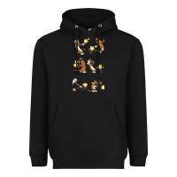 Black calvin Heavyweight Hoodie - linhVisuals