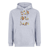 Heather Grey calvin Heavyweight Hoodie - linhVisuals