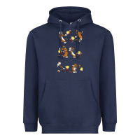 Navy calvin Heavyweight Hoodie - linhVisuals