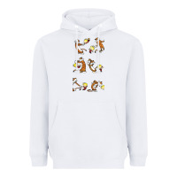 White calvin Heavyweight Hoodie - linhVisuals