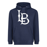 Navy long beach state athletics Heavyweight Hoodie - linhVisuals