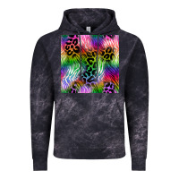 Cloud Black neon safari seamless pattern 2 Vintage Hoodie - BundleAndBundleShop