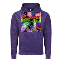 Cloud Purple neon safari seamless pattern 2 Vintage Hoodie - BundleAndBundleShop