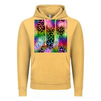 Vintage Mustard neon safari seamless pattern 2 Vintage Hoodie - BundleAndBundleShop