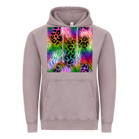 Neon Safari Seamless Pattern 2 Vintage Hoodie | Teevron