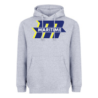Heather Grey massachusetts maritime academy Heavyweight Hoodie - linhVisuals