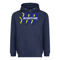 Navy massachusetts maritime academy Heavyweight Hoodie - linhVisuals