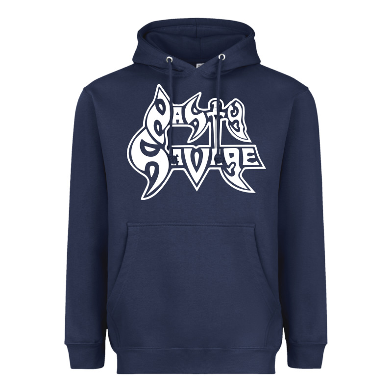 Nasty Savage 85 Thrash Metal Heavyweight Hoodie by linhVisuals | Teevron