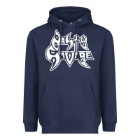 Navy nasty savage 85 thrash metal Heavyweight Hoodie - linhVisuals