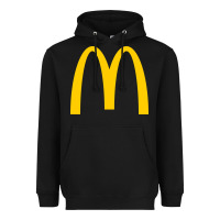 Black donalds food Heavyweight Hoodie - linhVisuals