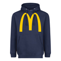 Navy donalds food Heavyweight Hoodie - linhVisuals