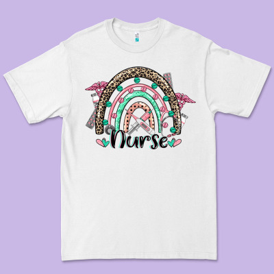 Nurse Rainbow Premium Tee Designed By Cowgirlartshop