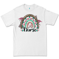 White nurse rainbow Premium Tee - CowGirlArtShop